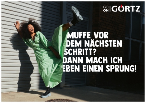 Mit der von Kastner Frankfurt entwickelten Kampagne geht Grtz an Mitte April 2022 in die Werbe-Offensive - Motiv: Kastner